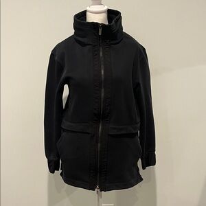 lululemon athletica Black Zip Utility Sweatshirt Jacket